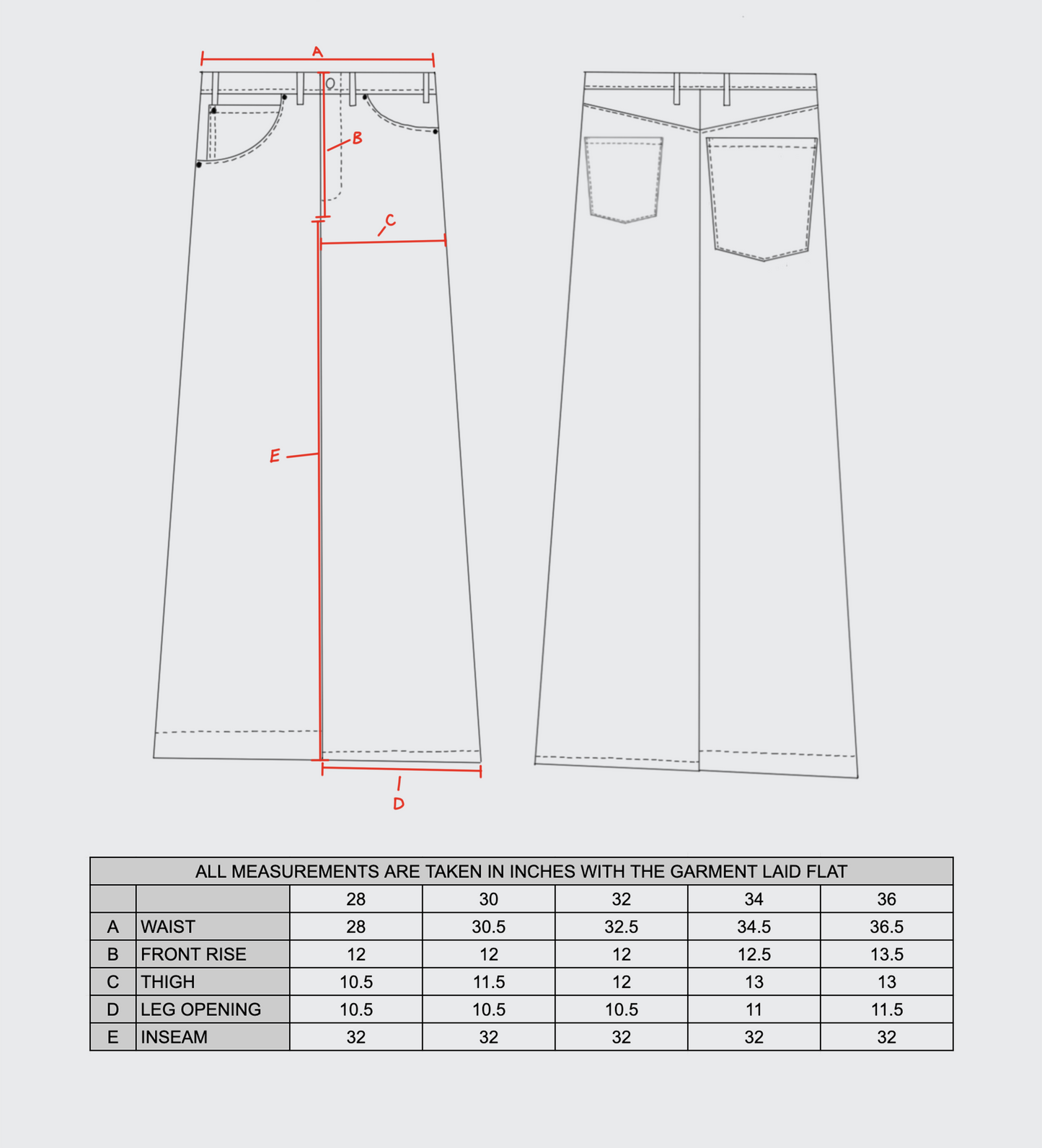 BLACK LOPSIDED JEAN