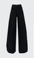 BLACK LOPSIDED JEAN